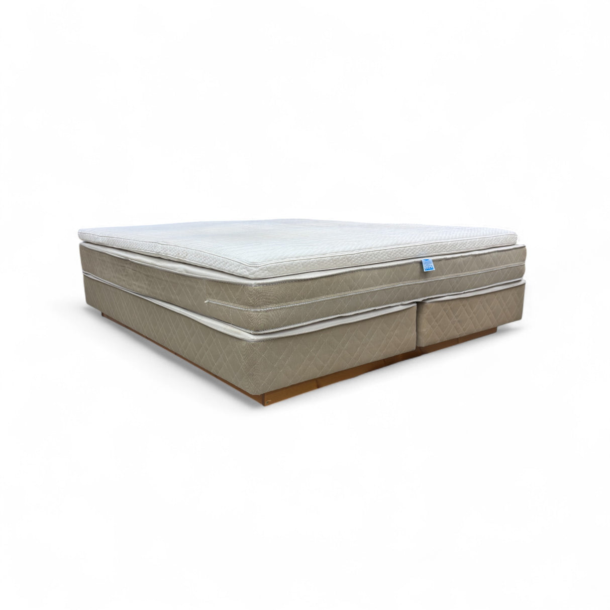 Nyrenset Jensen Diplomat V Kontinentalseng Beige/Hvit 180x200