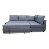 Nyrenset Sovesofa med oppbevaring og sjeselong høyre grå IKEA Friheten
