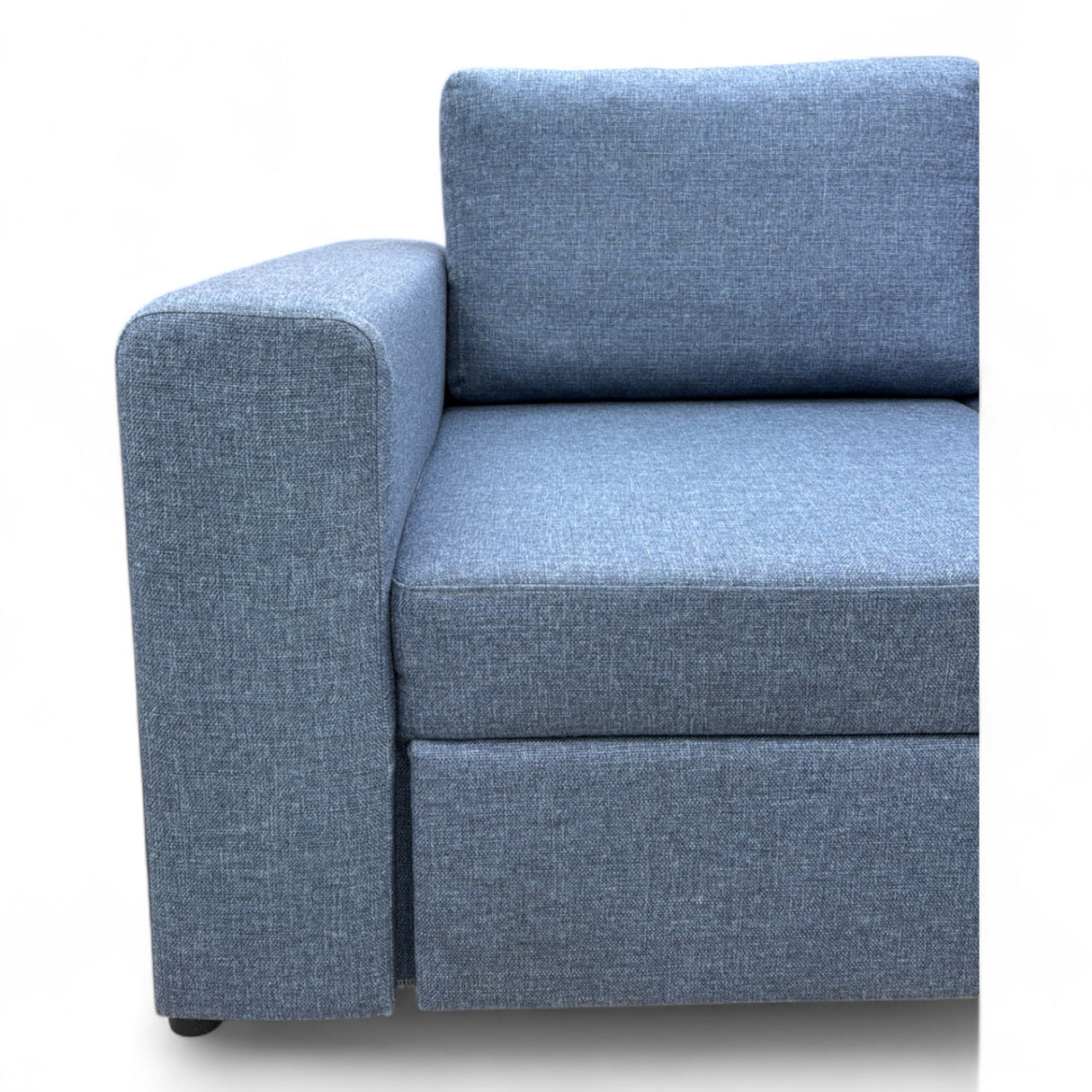 Nyrenset Sovesofa hjørnesofa vendbar blå
